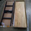 VEVOR Adjustable Workbench, 2000 lbs Capacity, 61 x 20-inch Heavy Duty Work Bench with 27.1-36 Inches Height Adjustment, Garage Workbench with Power Outlets, Suitable for Office, Garage, Workshop