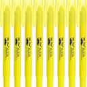 Mr. Pen- No Bleed Gel Bible Highlighters, Yellow, Pack of 8