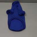 1 Pack Dog Hoodie Warm Hood Dog Sweater Cold Weather Small Dogs Sweatshirt Comfort Pet Clothes for Small Medium Dogs with Pockets Cats Chihuahua Clothes for Male Female Girl Boy Sporty Daily Wear, Size XS (Back: 7.5",Chest: 12.6", 1.8-3.5lbs)