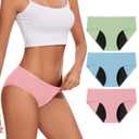 ALLBASE No-side-leaks Leakproof 2.0 Heavy Flow Period Underwear for Women, M