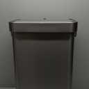 EKO Deluxe Mirage-T 50 Liter / 13.2 Gallon Touchless Rectangular Motion Sensor Trash Can, Matte Stainless Steel Finish