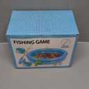 TEMI Magnet Fishing Game for Kids 4-8, Fish Toys for Kids 3-5, Bathtub Floating Fishing Pole, Water Table Pool with Rod Net, Summer Water Play Indoor and Outdoor, Gifts for Holiday for Boy and Girls