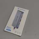 UtechSmart USB C Hub, USB C Ethernet Multiport Adapter, 6 In 1 USB C to HDMI Dock Compatible for Macbook Pro/Air, Chromebook, Dell XPS, HP and Type C Devices (Gigabit Ethernet 100W PD 4K HDMI USB 3.0) (Grey)