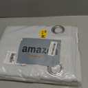 NICETOWN Room Divider Curtain, Sliding Door Curtain, Wide Width Thermal Drapes, Absorb Noise, Room Darkening, Vertical Blinds for Patio Door (Greyish White, Width 100 inches, Length 95 inches)