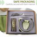 Inmorven Matcha Whisk Set, 7 Pcs Matcha Kit Includes Matcha Bowl, Whisk & Holder, Bamboo Scoop, Scoop Rest, Sifter & Tea Towell - Japanese Tea Tools For Ceremony Gift