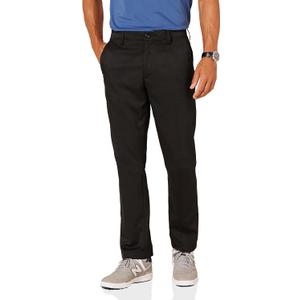 Amazon Essentials Men's Straight-Fit Stretch Golf Pant (40W x 30L, Black)