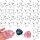 Crystal Stand Rock Display Stand 24 PCS Small Dispaly Stands Crystal Stands for Display Minerals Rocks Crystals Agates Fossils Corals or Other Small Items in Home, Shop, Museum, Office ( Large )