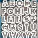 Ateco Alphabet Cookie Cutter Set, White 2-Inches