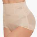 Tummy Control Shapewear Panties for Women-High Waisted Body Shaper Underwear Seamless Shapewear Panty Girdle M
