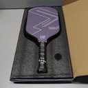 Carbon Pickleball Paddle 16mm Pickleball Paddle PP Honeycomb Core with Upgraded T700 Carbon Fiber for Spin Professional Pickleball Paddles USAPA Approved with Long Handle