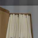 Reginary 36 Pieces Flameless Taper Candles Battery Operated Bulk 11" Plastic Lights LED Candlesticks Window Candles for Birthday Wedding Church Decor Party Supplies(Ivory)