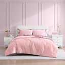 Betsey Johnson - Comforter Set, Luxuriously Soft Bedding with Matching Shams, Chic Bedding Set, Oeko-Tex Certified (Velvet Solid Pink, King)