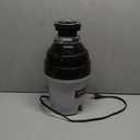 1 HP Garbage Disposal with Sound Reduction, TECASA Food Waste Disposer for Kitchen Sink, Septic Safe Garbage Disposal, Power Cord Included, Grey and Black -HyperCrush 1 HP