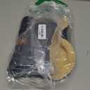 ASENKU Warm Dog Winter Coat, Waterproof Dog Coat for Cold Weather, Fleece Dogs Jacket with Ultra Thick Plush Lining Leash Hole Storage Pockets for Small Dogs (Navy Blue, Small)