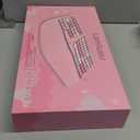 Lomiluskr Wired Ergonomic Keyboard with PU Wrist Rest, Carpal Tunnel Keyboard, Colorful Split Ergo Design, Comfortable Natural Typing, Compatible with PC/Laptop (Purple)