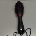 Hair Dryer Blow Dryer Brush in One, Upgraded 4 in 1 Hair Dryer and Styler Volumizer with Negative Ion Anti-frizz Ceramic Titanium Barrel (Black/Rose)