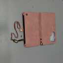 Defencase for Samsung Galaxy S24 Ultra Magnetic Wallet Case Compatible with Magsafe with RFID Blocking Zipper & Card Holder Women, PU Leather Detachable Phone Case for Galaxy S24 Ultra 6.8", Rose Pink