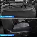 Seat Covers for Chevrolet Chevy Equinox Premier/LT/LS/RS/LTZ/LT Fleet 2018 2019 2020 2021 2022 2023 2024 (Not for EV) Leather Protector Anti-Slip 15 Mins Fast Install (Black & Gray 5 Seats)