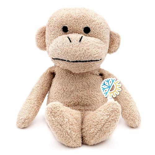Thermal-Aid® (Jo Jo The Monkey) – Washable Heating Pad & Ice Pack – Plush Hot/Cold Pack with Natural Corn Filling – Reusable Comfort