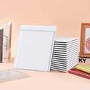 Fuxury Bubble Mailer, 8.5x12 Inch 25 Pack Self-Seal Adhesive Padded Envelopes Usable Size 8.5x11 Inch, Water Resistant Bubble Envelopes for Mailing,Packaging,Small Business,Shipping, White #2