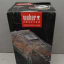 Weber Crafted Rotisserie Crisping Basket StainlessSteel Rotisserie Basket with Removable Divider for Even Crisping
