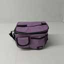 opux Insulated Lunch Bag for Men Women, Leakproof Heather Purple Lunch Box for Work, Portable Soft Lunch Cooler Bag with Shoulder Strap, Adult Lunchbox Lunch Pail for Kid Boy Girl School, 14 Can/8L