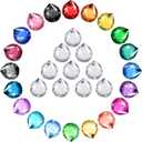 Didaey 30 Pack Crystal Ball 20 mm Prism Suncatcher Sun Catchers Hanging Crystals Prisms for Windows Gift Feng Shui (Multicolor)
