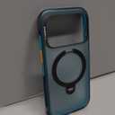 TORRAS Ostand Q3 Air for iPhone 17 Pro Case 6.3'' with Stronger Magnetic Stand, Fit for Magsafe, Airbags Miltary Protection,Camera Control, Shockproof & Stylish Case for iPhone 17 Pro,Glacier Sprint