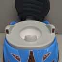 Hot Wheels Blue Race Car Potty Training Toilet, Race Car Potty Seat Includes Detachable Toddler Toilet Seat and Kids Potty, Ages 12 Months and Up