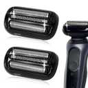 Series 5 Series 6 53B Shaver Replacement Head for New Gens S5 S6 Razors, Compatible with 6072cc, 6090cc, 6020s, 6040cs, 6075cc, 5018s, 5049cs, 5035s(2 Count)