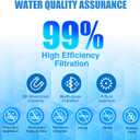 WF3CB Water Filter Replacement - Compatible with Frigidaire WF3CB, PureSource 3, 706465, 242086201, 242069601, PS3412266, AP4567491 Water Filter Replacement, Height 9 Inches, 2 Pack