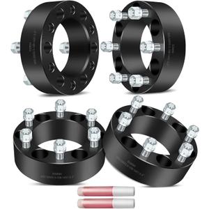 2 Inch Wheel Spacers 6 Lug - 6x5.5 Wheel Spacers 108mm HB 14x1.5 Studs Fit for Silverado 1500 Sierra 1500 Tahoe Yukon Escalade Express 1500 and More