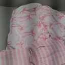 Peryiter 2 Pack Bow Crib Sheets for Girls Coquette Bed Sheet Set Fitted 52'' x 28" for Standard Crib Mattress Stretchable Soft Toddler Aesthetic Nursery Decor(Pink)