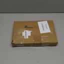 Macarrie 24 Packs Flameless Taper Candles Battery Operated Fake 11 Inch Long Candlelight LED Flameless Candlesticks Flickering Tapered for Spring Summer Wedding(Brown)