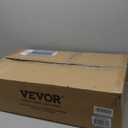 VEVOR Utility Cart, 300 lbs Load Capacity, 2-Tier Utility Plastic Cart with 360 Swivel Wheels (2 with Brakes), 24.4 x 16.1-inch Food Service Cart for Warehouse, Office, Home, Restaurant, Kitchen