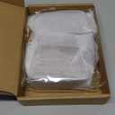 Civaner 24 Pcs Rustic Christmas Tree Ornaments Farmhouse Ornaments for Tree Natural Wooden Label Hanging Decorations for Home Office Fireplace Wreath Garland Winter Holiday Xmas Party Decor(Brown)