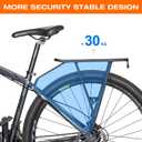 CXWXC Rear Bike Rack - Bike Cargo Rack for Disc Brake/Non-Disc Brake Mount