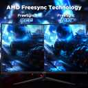 32 Inch Curved Gaming Monitor with 240Hz Refresh Rate, 1ms GTG, HDR600, 1500R Curvature, 1080P Resolution, 122% sRGB, FreeSync, G-Sync Compatible, DP and HDMI Ports, VESA Mount for Competitive Gamers