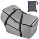 Infant Car Seat Travel Bag  Fits Infant Car Seats with AntiRebound Bar Base, Car Seat Airplane Bag for Chicco/Graco/Nuna/Cosco/Britax/Uppababy Baby Car Seat, Water Dirt Tear Resistant, Grey Upgrade