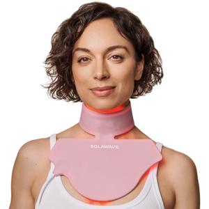 Solawave Red Light Therapy Mask for Neck & Chest | Red Light & Near Infrared Light Device for Dcollet | Rejuvenates the Skin, Smooths Look of Fine Lines & Wrinkles | Anti-Aging Skincare at Home