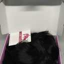 AISI HAIR Black Wig for Women, Long Wavy Lace Hairline Middle Part Synthetic Heat Resistant Wig for Daily Party-26 Inch