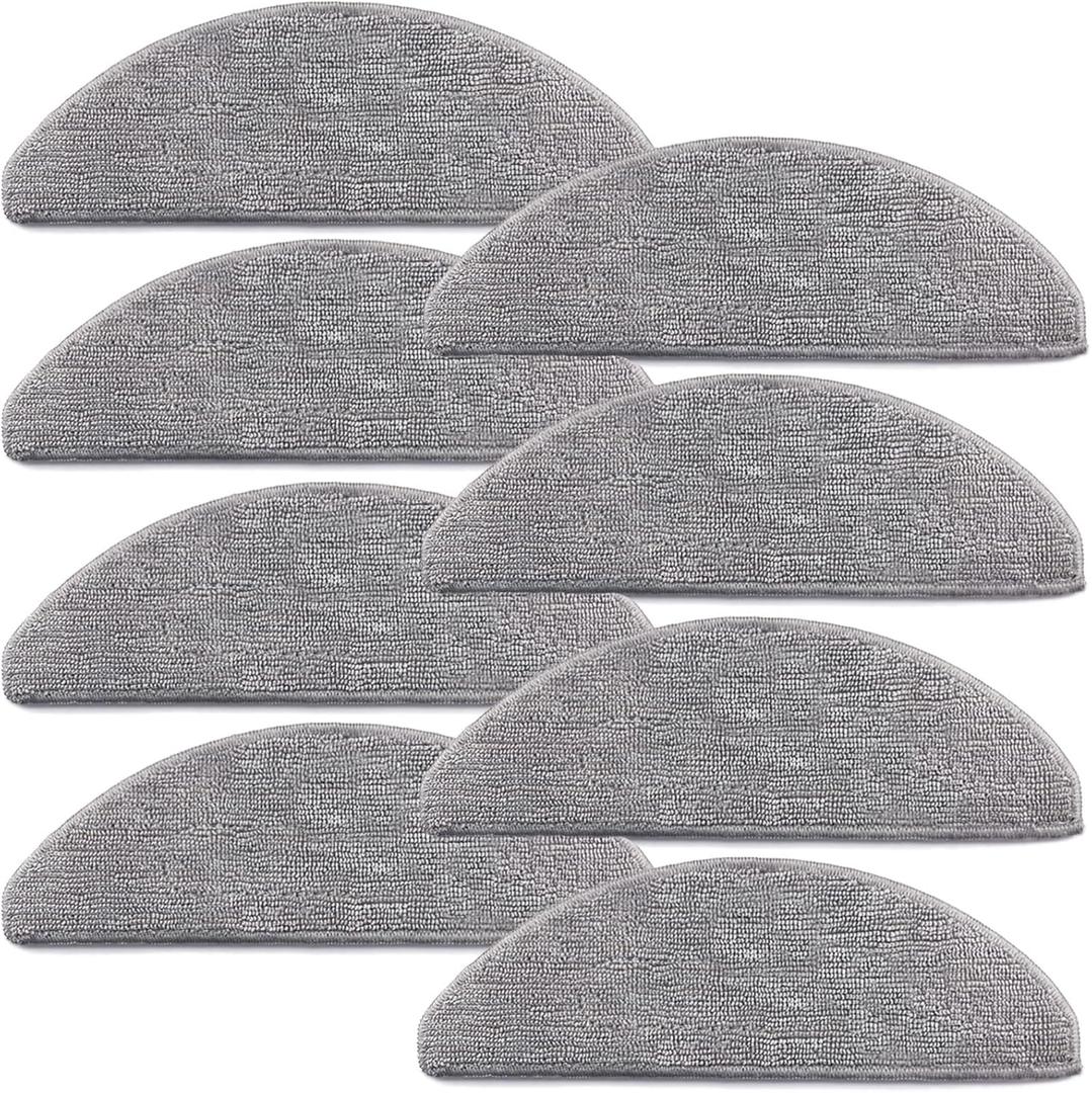 8 Pack i5 Replacement Mop Pads Compatible for iRobot Roomba Combo i5, i5+, j5, j5+ Robot Vacuum Cleaner Mop, 8 Pack Washable and Reusable Mop Pads