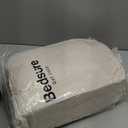 Bedsure Tufted Boho Comforter Set Queen Size - Beige Boho Bed Set, GentleSoft™ 3 Pieces Farmhouse Shabby Chic Embroidery Bedding, Gifts for Woman, Soft Jacquard Queen Comforter for All Seasons