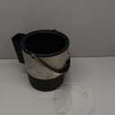 Oggi Insulated Ice Bucket, 4 Quart / 3.8 L, Stainless Steel, Black.