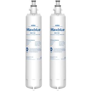 Maxblue Replacement for GE RPWFE, RPWF (with CHIP) Refrigerator Water Filter, Compatible with WSG-4, WF277, GFE28GMKES, PFE28KBLTS, GFD28GSLSS, PWE23KSKSS, GYE22HMKES, DFE28JSKSS, 2 Filters Maxblue Replacement for GE RPWFE, RPWF (with CHIP) Refrigerator Water Filter, Compatible with WSG-4, WF277, GFE28GMKES, PFE28KBLTS, GFD28GSLSS, PWE23KSKSS, GYE22HMKES, DFE28JSKSS, 2 Filters