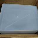 IRIS USA Airtight Dog Food Storage Container, Up to 10 lbs Each, 2 Pack, for Dog Cat Bird and Other Pet Food Storage Bin, Keep Fresh, Translucent Body, BPA Free, Clear/Black