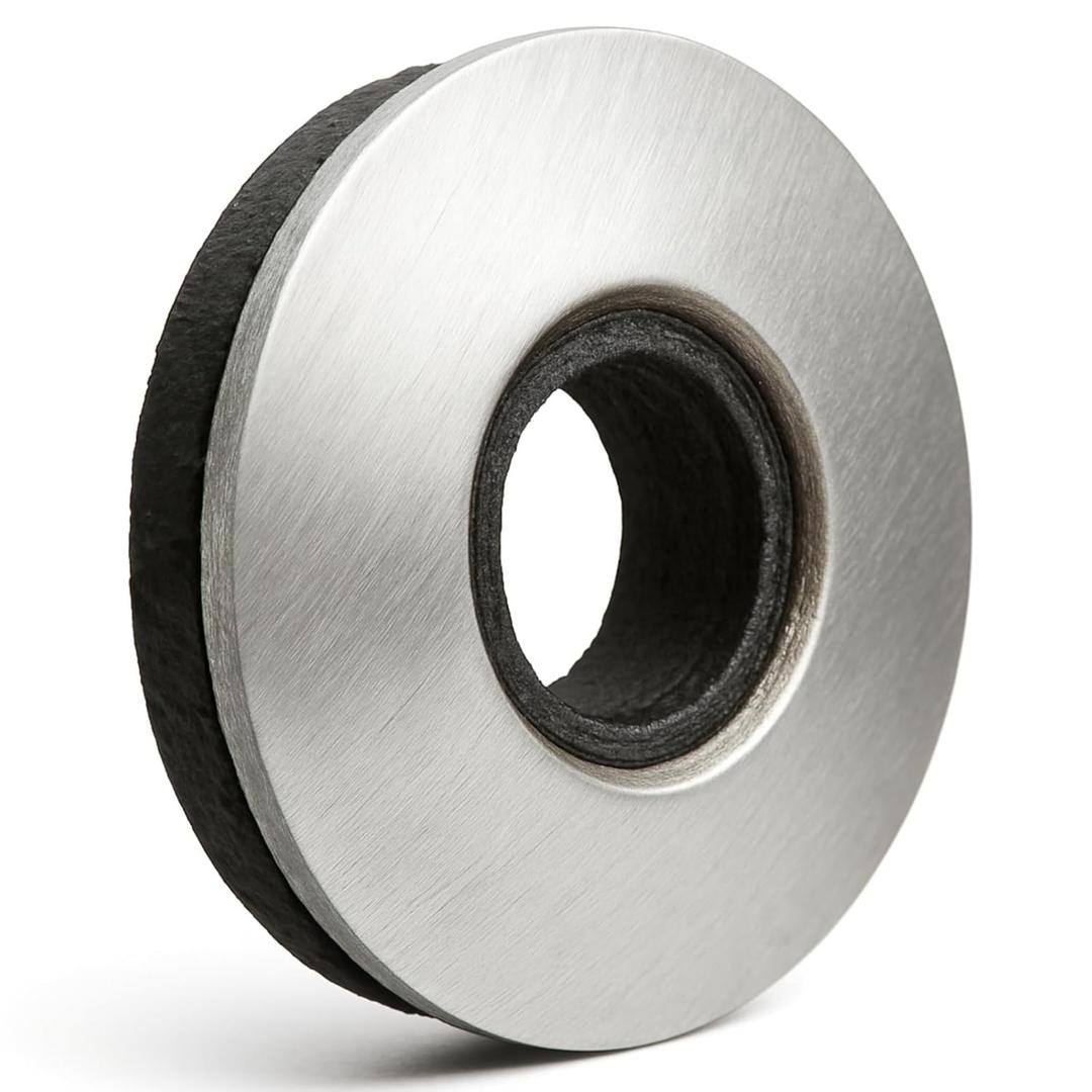 100 PCs #8 EPDM Bonded Sealing Washers, 304 Stainless Steel Backed Rubber Washers for Screws (Silver)