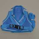 Dog Harness with Leash Set, No Pull Adjustable Reflective Step-in Puppy Harness with Thickened Padded Vest for Extra-Small/Small Medium Dogs (Blue, Medium)