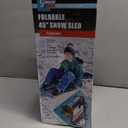 Sunlite Sports 45 Snow Sled  Foldable or Foam Style Toboggan for Kids & Adults, Reinforced Bottom, Durable Stitching & Ergonomic Handles  Lightweight & Portable Winter Sled (3.2) Ice Captain 45" Foldable Sled Gift Version)