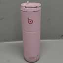 BOTTLE BOTTLE 24oz Stainless Steel Insulated Water Bottle | with Straw Lid, and Handle, for Sports Travel Gym, Double-Wall Vacuum, Metal, Leak Proof, BPA-Free (Light Pink)